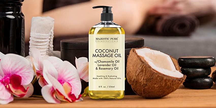 majestic pure coconut massage oil